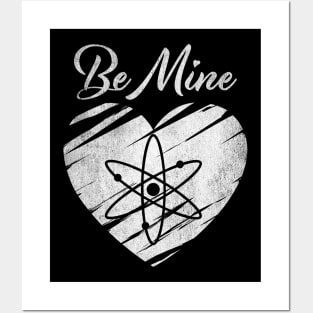 Valentine Be Mine Cosmos ATOM Coin To The Moon Crypto Token Cryptocurrency Blockchain Wallet Birthday Gift For Men Women Kids Posters and Art